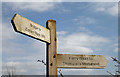 A signpost near Ednam