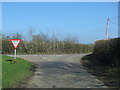 Road junction near Upper Boddington