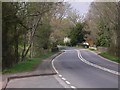 The A272 looking towards Petworth from Wisborough Green