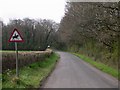 Looking south on Fittleworth Road near Lowfold