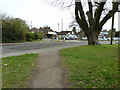 Road junction between the B2139 and Rock Road