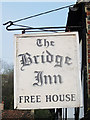 The Bridge Inn sign