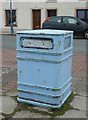 Converted litter bin, Front Street, Pembroke Dock