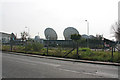 Satellite dishes, Albert Road