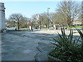 Plaza outside the central library