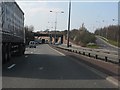 SJ8943 : A50 approaching Heron Cross junctions by Peter Whatley