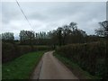 Sanctuary Lane south-east of Sanctuary Farm