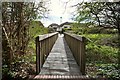 A footbridge near Ley Meadow Drive