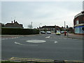 Mini-roundabout at the junction of South Street, Twitten Way and Rectory Road