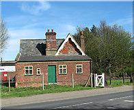 TF9912 : Old GER crossing keeper's cottage, East Dereham by Evelyn Simak