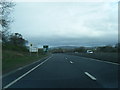 A55 eastbound approaching St Asaph