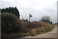 Wealdway signed off Bells Farm Lane