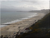 SZ0790 : Bournemouth: view along the beach from West Cliff by Chris Downer