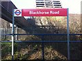 Blackhorse Road Station sign