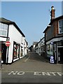 Looking from The Square into the High Street