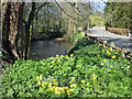 Keldholme Bridge crosses the River Dove