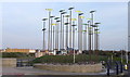 Abstract Fish Sculpture, Trans Pennine Trail (TPT) Southport