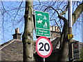 Magdale Quiet Lane sign