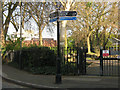 Signpost for the Thames Path