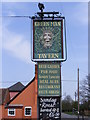 Green Man Tavern Public House sign