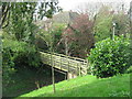 Footbridge beside Mill Wall 