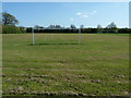 Football pitches by the Weald Community School