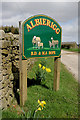 Albierigg Farm sign