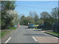 SU7663 : Road works in Park Lane by Mr Ignavy