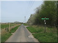 Saxon Shore Way crosses New Downs Farm Road