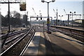 Railway lines at Norwich Station