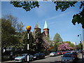 View of St John RC Church from Colebrooke Row