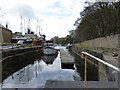 A view along the dock, Y Felinheli