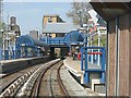 TQ3880 : Docklands Light Railway - All Saints station by Peter Whatley