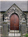 Entrance to the church