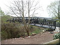 Footbridge over the railway, St Cadoc