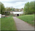 Path to motorway underpass near Hogarth Close, Newport