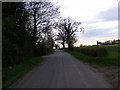 TM3163 : The C233 looking towards the B1119 Saxmundham Road by Geographer