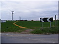 TM3066 : Footpath to the A1120 by Geographer