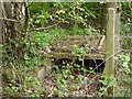 Remains of ground frame at Newbold brick works