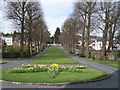 The sweeping driveway leading from St Malachy