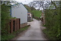 Lane passing Castle Clough