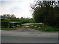 Entrance to recreation ground, Elvington