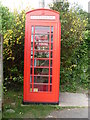 ST5048 : Converted Telephone Kiosk, Westbury-sub-Mendip (1) by David Hillas