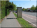 Disused phone box