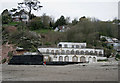 Derelict beach facilities