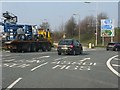 Haydock Park roundabout: north-west corner