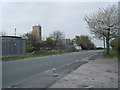 Gorsey Lane and disused Clock Face colliery buildings