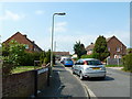 Looking from Stockheath Way into Woodlands Way