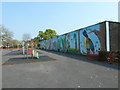 Mural within a playpark in St Alban