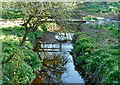 Sugar Brook runs under Breach House Lane, Mobberley